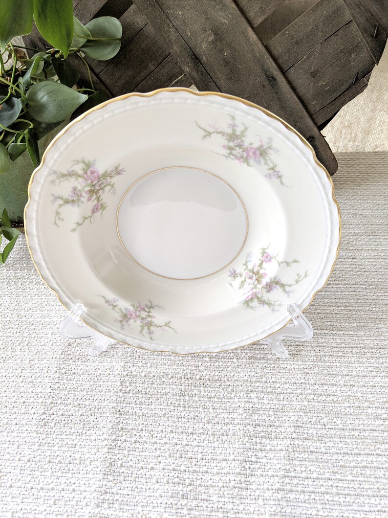 Excellent Condition Arcadian Old Rose 5 Piece Place Setting Vintage
