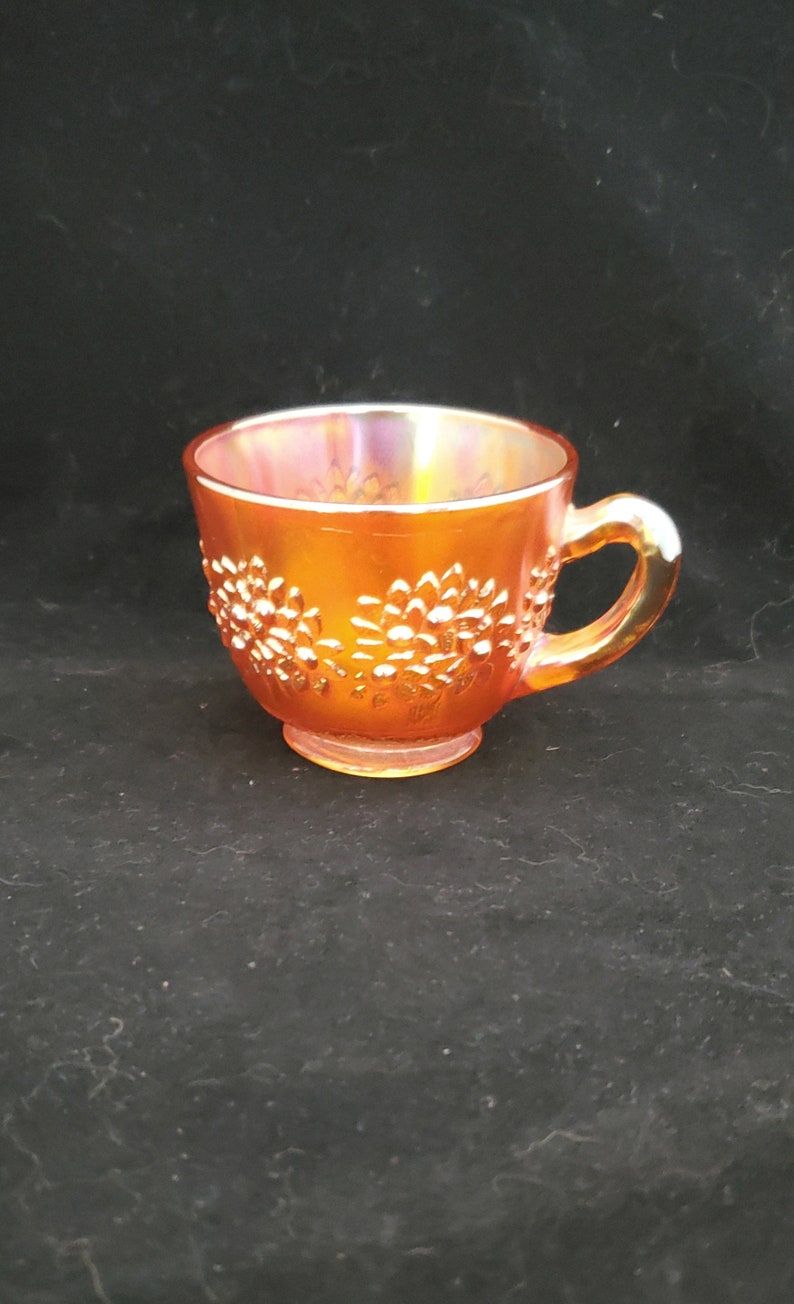 Fenton Orange Tree Carnival Glass Punch Cup Fenton Art Glass - Etsy ...