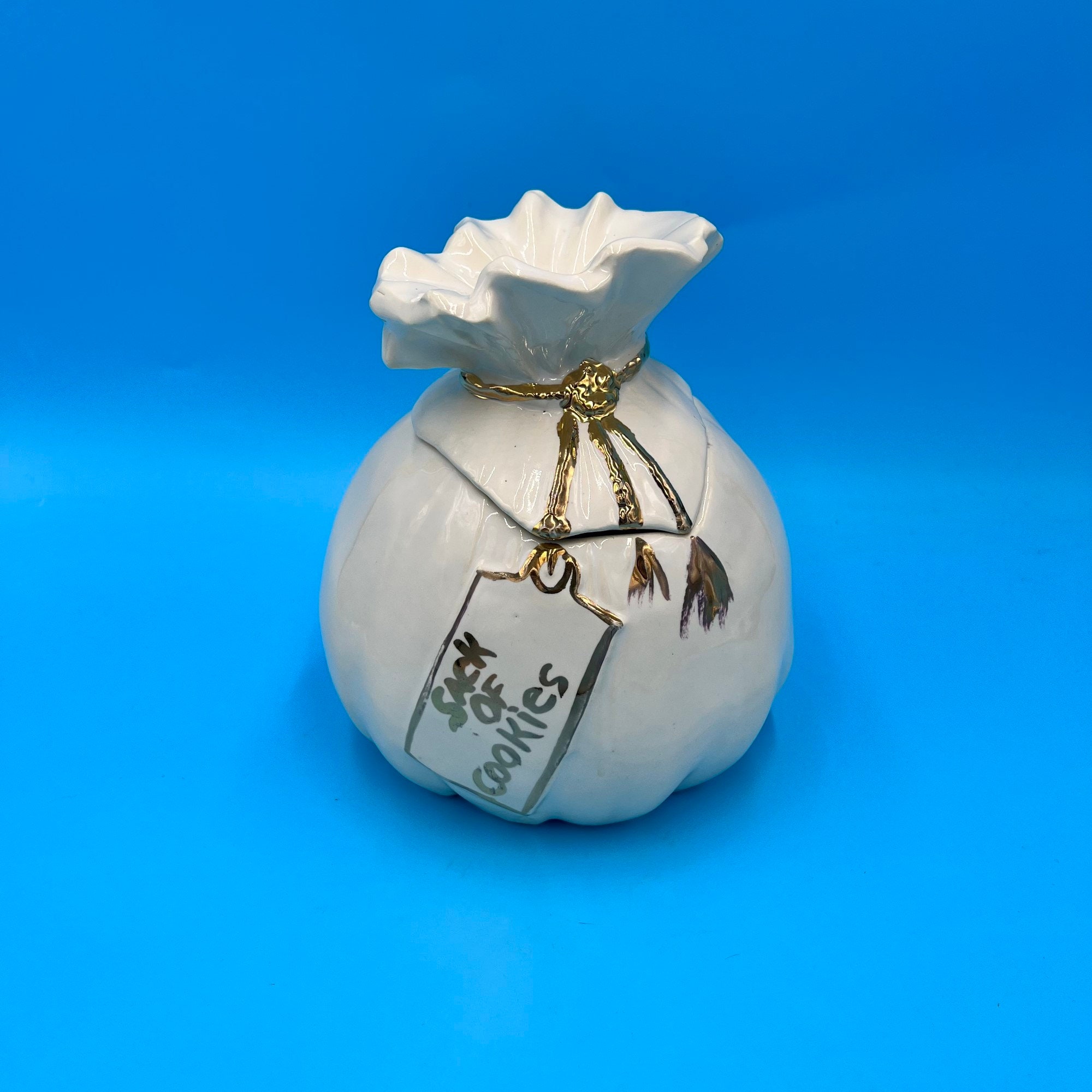 お歳暮 人気 Cookie Cookies of Sack Pottery McCoy Jar 日本 Etsy - 保存容器・ケース