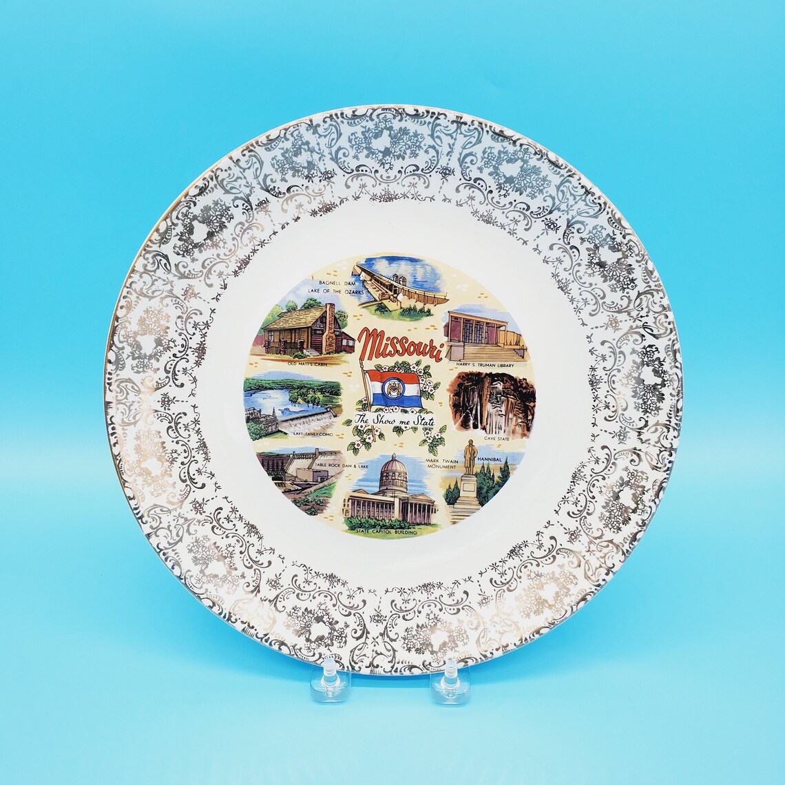 Missouri Souvenir Plate Missouri Collectible Collectible Etsy