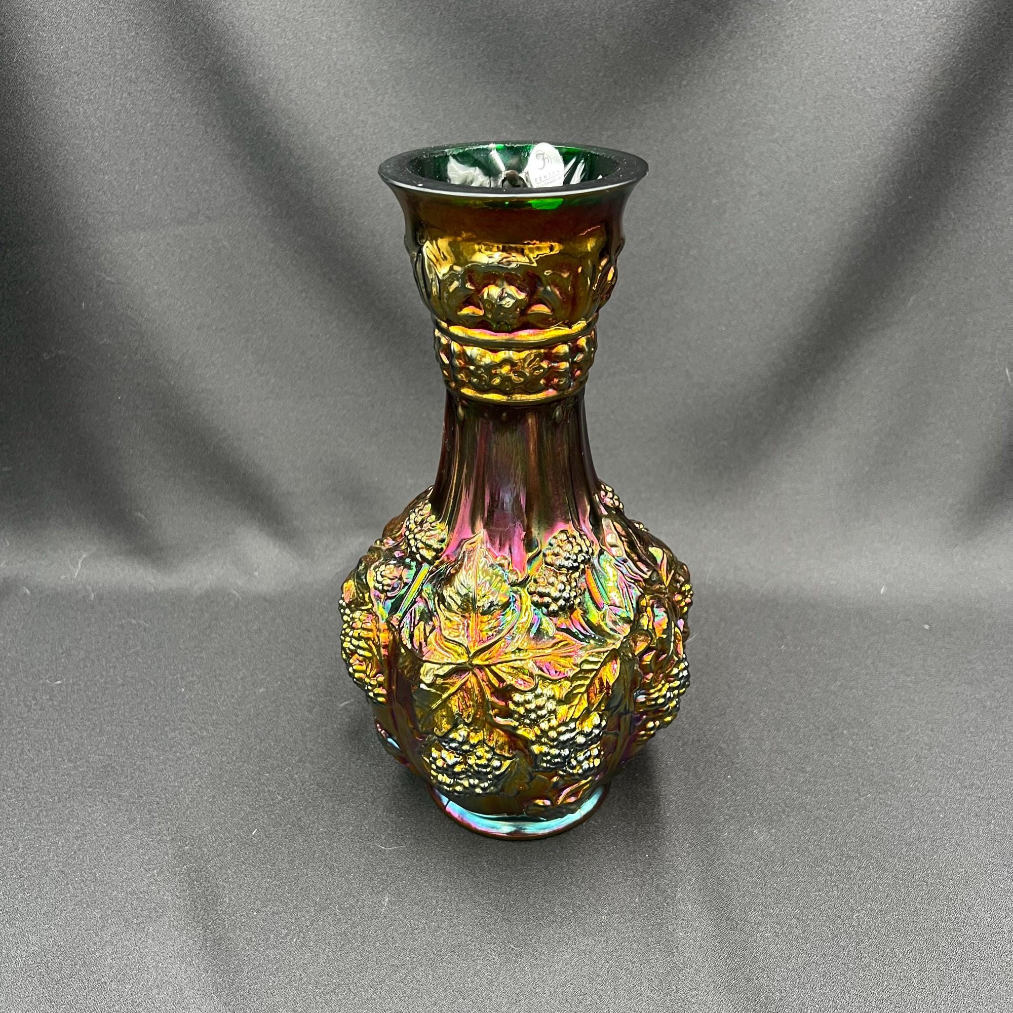 Fenton Carnival Vase - Etsy