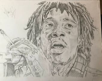 Wiz Khalifa portrait