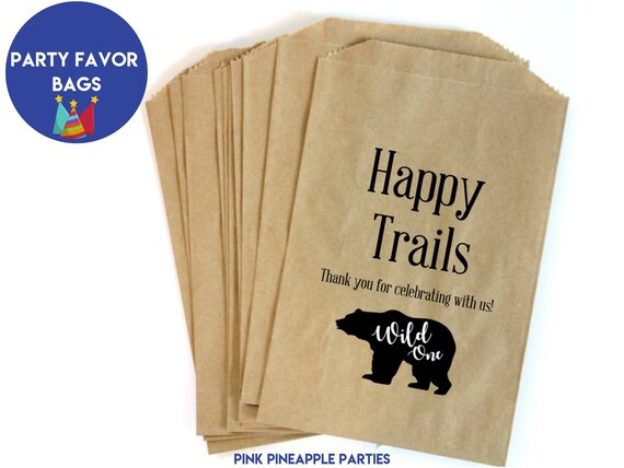 trail mix bags for baby shower