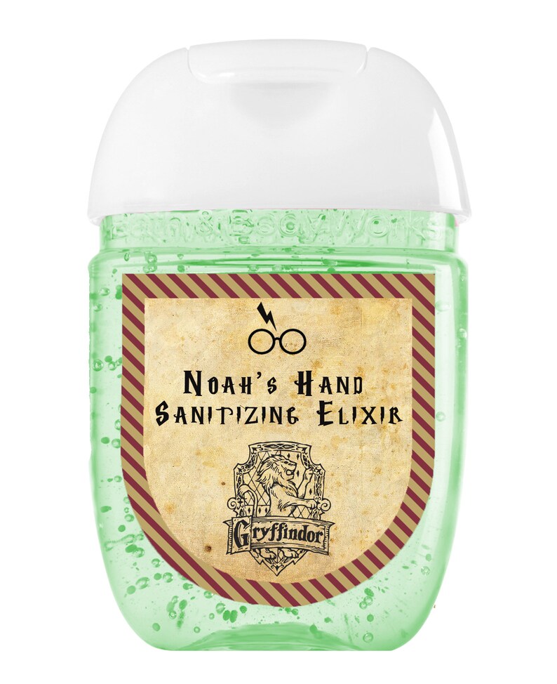 Harry Potter 1.25 x 1.375 Mini Hand Sanitizer Etsy