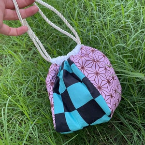 Demon Sibling Draw String Bag