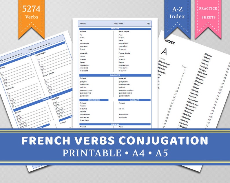 french-verbs-conjugation-set-practice-worksheets-printable-etsy-singapore