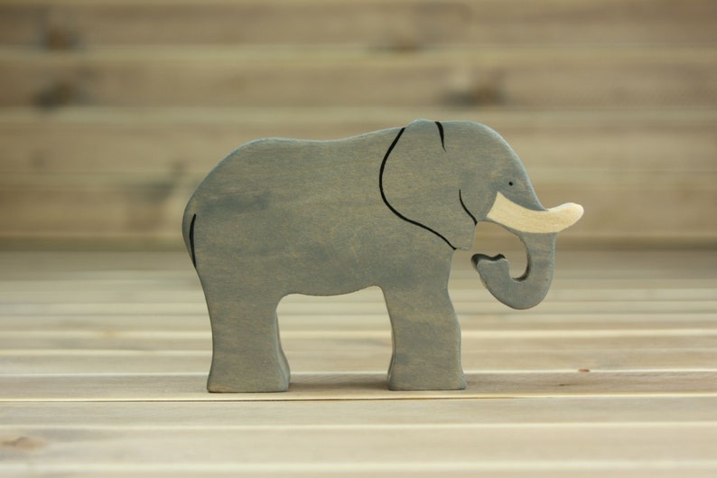 elephant wooden toy