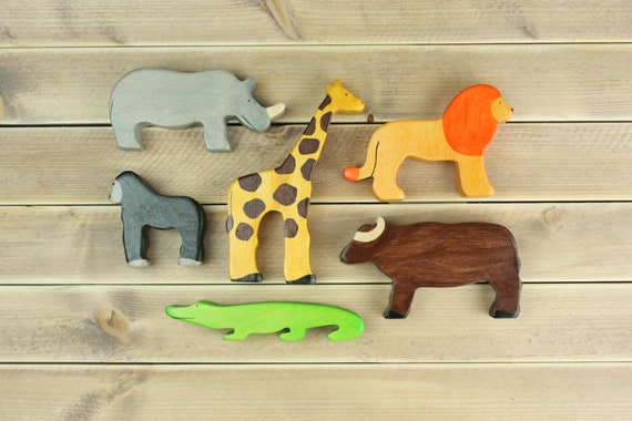 wooden animal toys