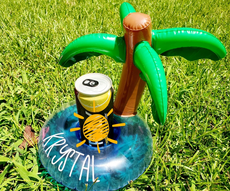 Personalized Inflatable Drink Holder
