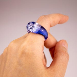 Unique Handmade Glass Ring