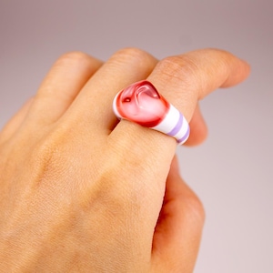 Unique Handmade Glass Ring