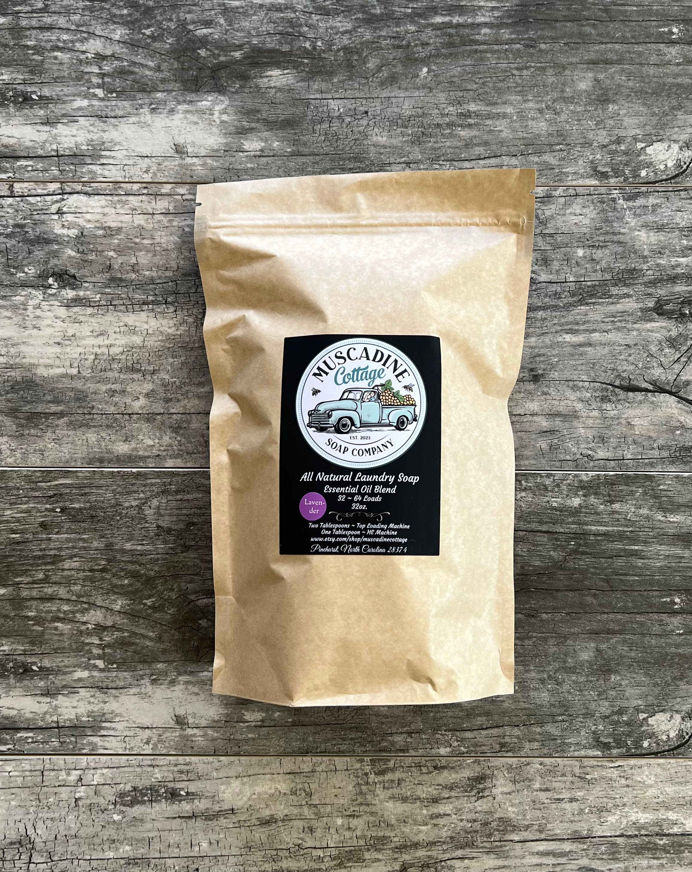 VEGAN LAUNDRY SOAP All Natural Plant Based Therapeutic Etsy