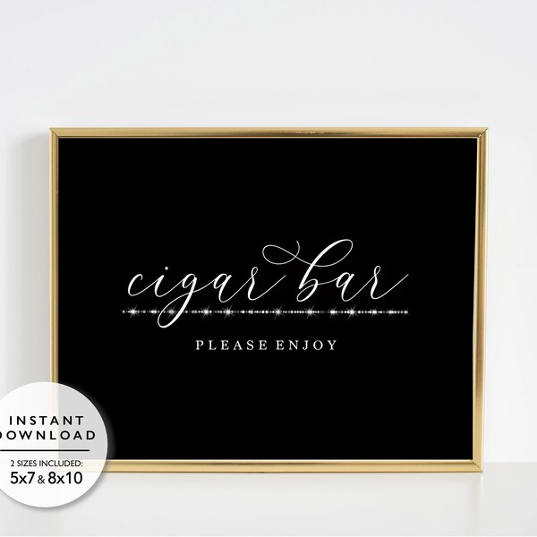Cigar Bar Sign - Etsy