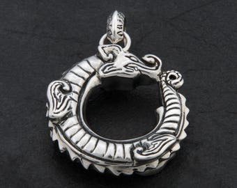 Chinese Dragon Jewelry/Dragon Pendant/Dragon Jewelry/Dragon Necklace/Sterling Silver Pendant/Silver Pendant/Designer Pendant/Unique Pendant