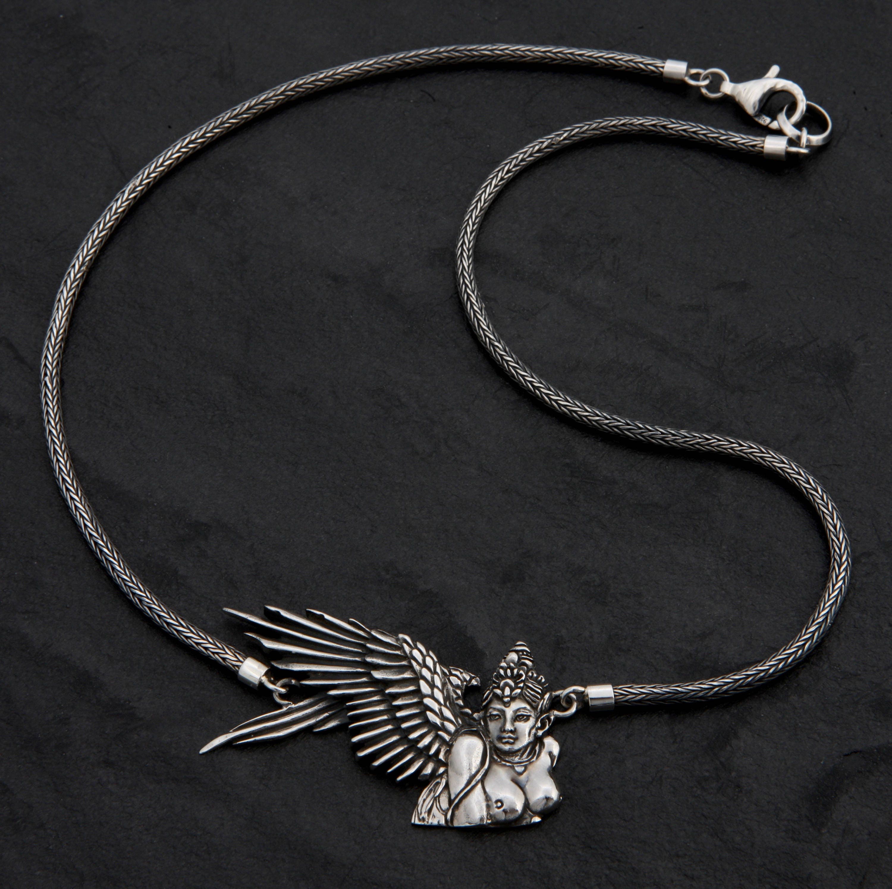 Angel Jewelry/Angel Necklace/Angel Pendant/Sterling Silver Etsy