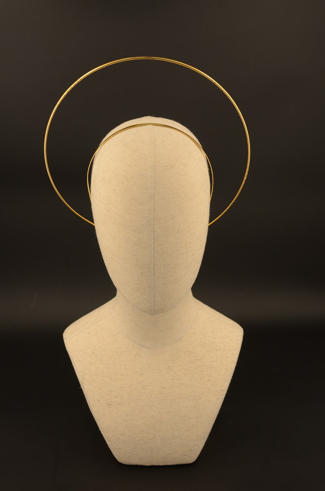 Angel Halo Headband Gold Celestial Crown Headpiece Goddess Etsy