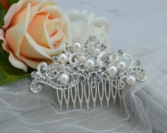 Wedding Hair Comb Bridal Hair Accessory Wedding Jewellery Victorian Style