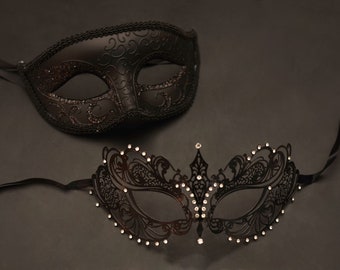 Dream Angel Masquerade Couples Mask Set Men's Half Mask Venetian mask phantom