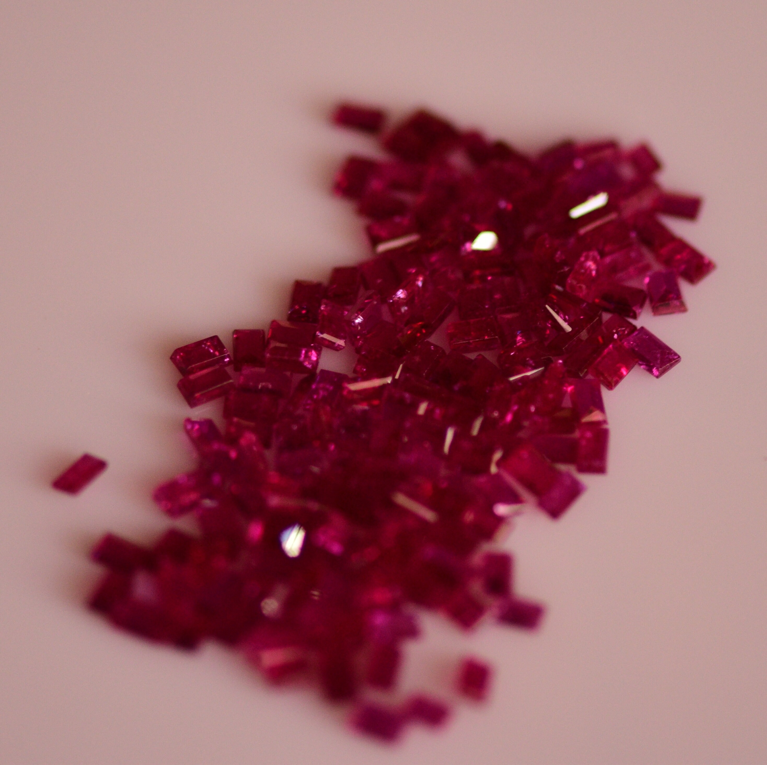 Natural Heated Ruby Melee 123 Pieces 15.55 Carat Total Weight Etsy UK