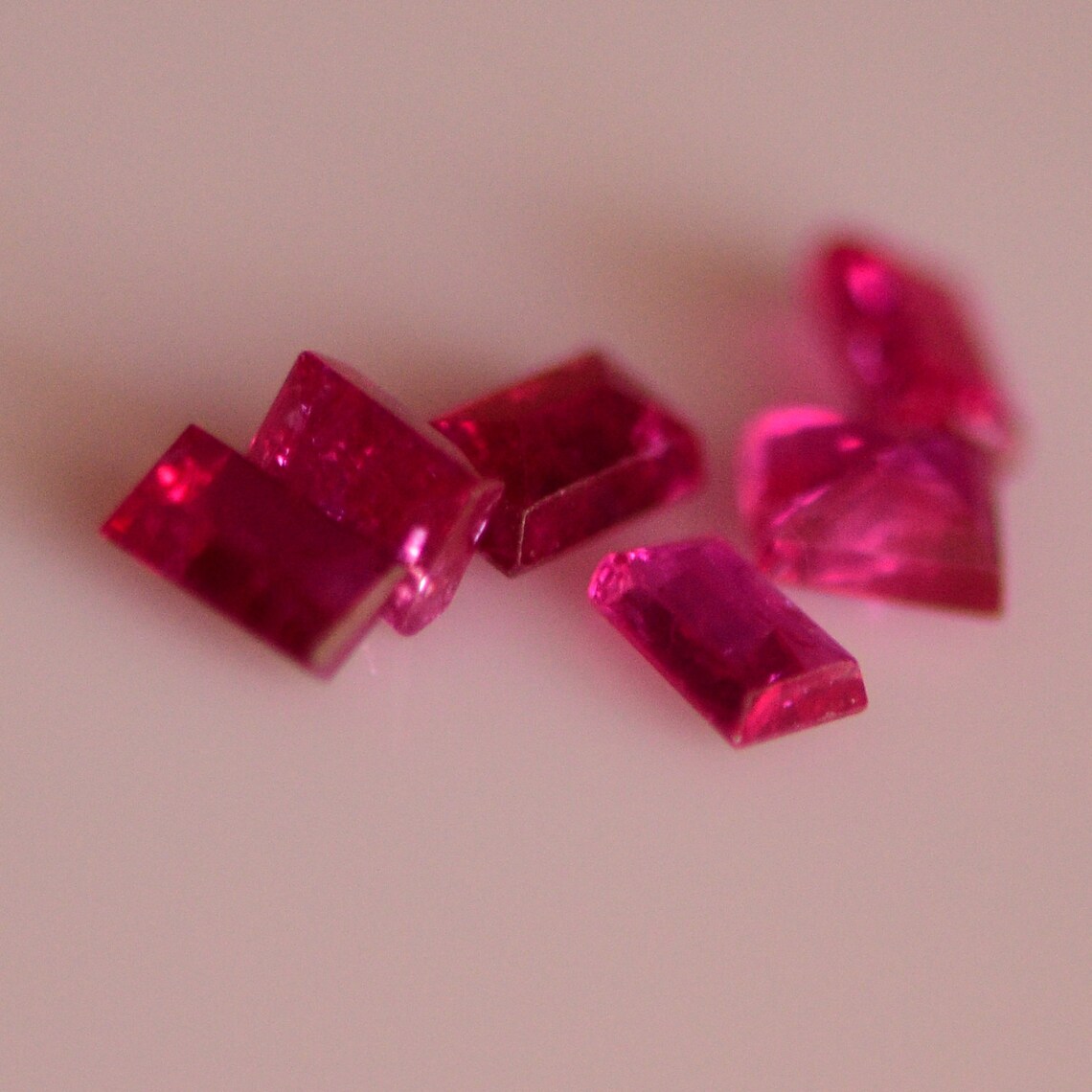 Natural Heated Ruby Melee 6 Pieces1.30 Carat Total Weight Etsy