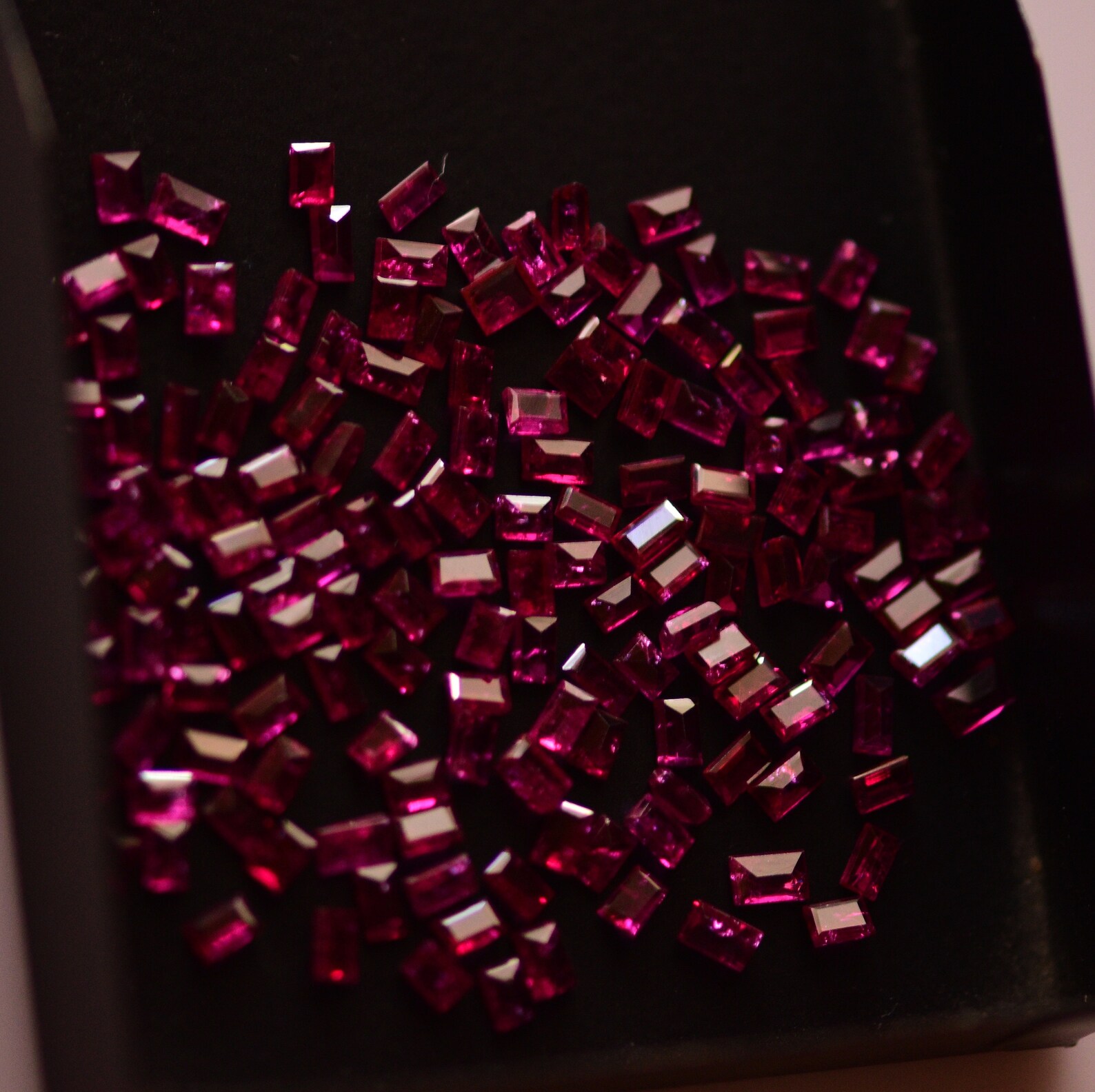 Natural Heated Ruby Melee 123 Pieces 15.55 Carat Total Weight Etsy UK