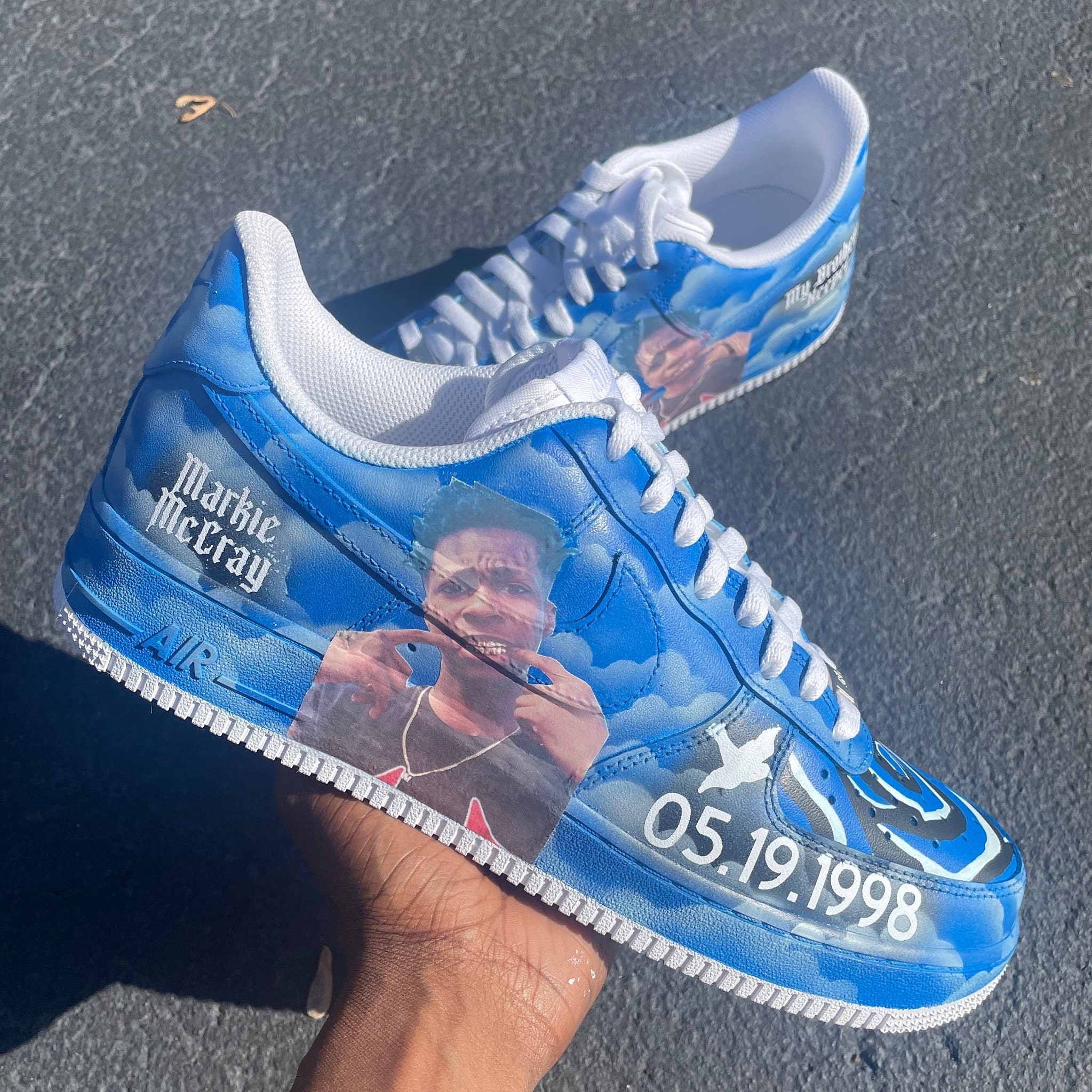 Custom Nike Air Force 1 Memorial Gift 