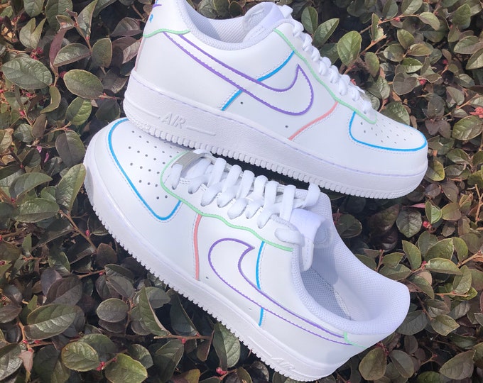 custom nike air force 1 pastel