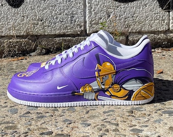 Custom School Shoes | Nike Air Force 1 Low | For Graduation Seniors, Student Photos, School Pride, Team Spirit