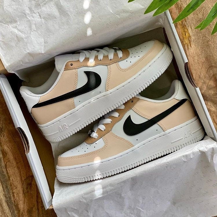 nude brown colorway air force 1