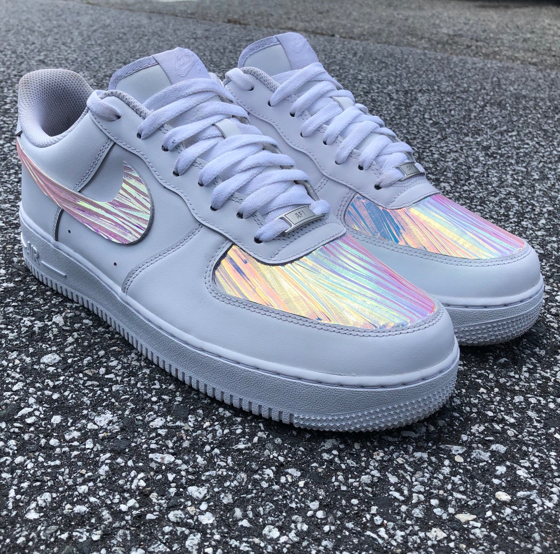 air force 1 holographic white