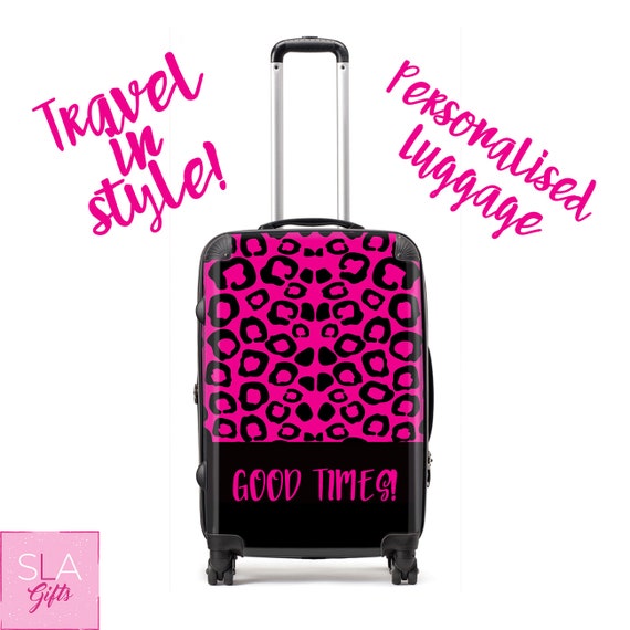 leopard suitcase