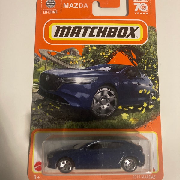 2019 Mazda 3 - Matchbox 50/100 Diecast new