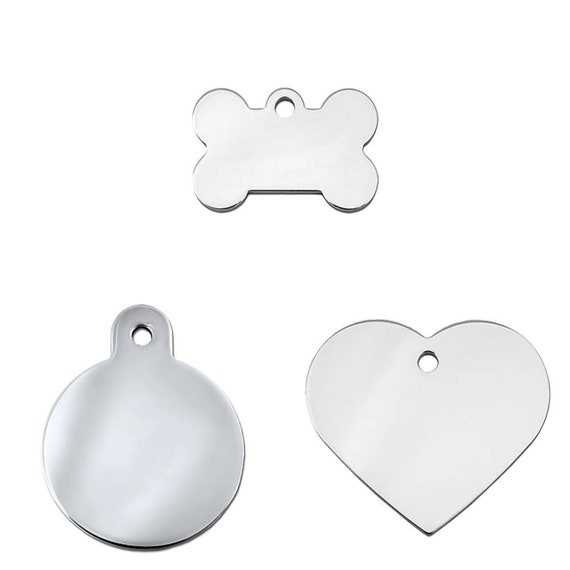 Chrome dog shop tags