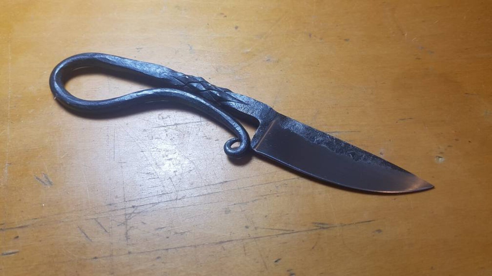 Pineapple Twist Blacksmith's Knife Etsy Australia