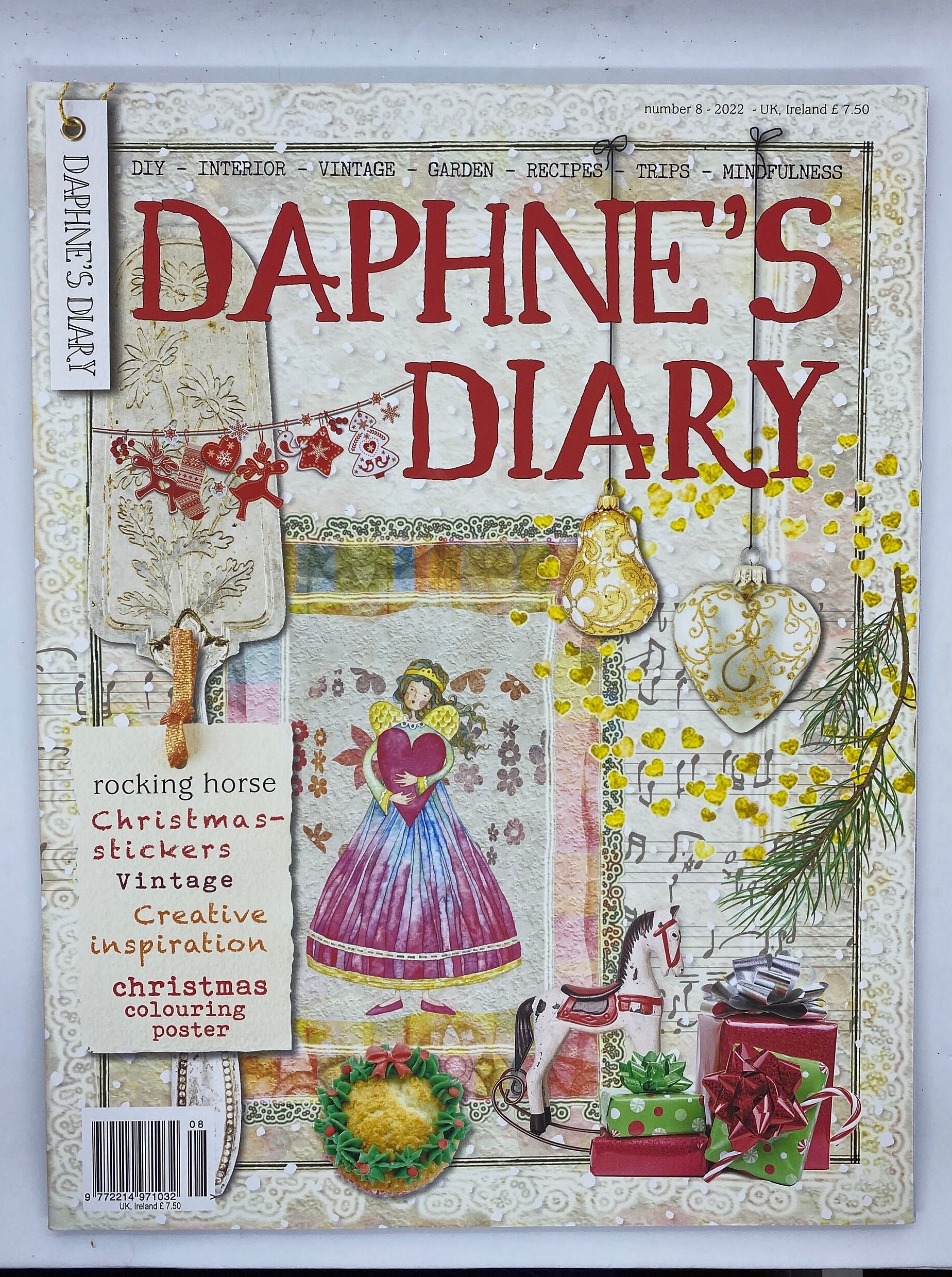 Paper scrapbook block - Daphne's Diary