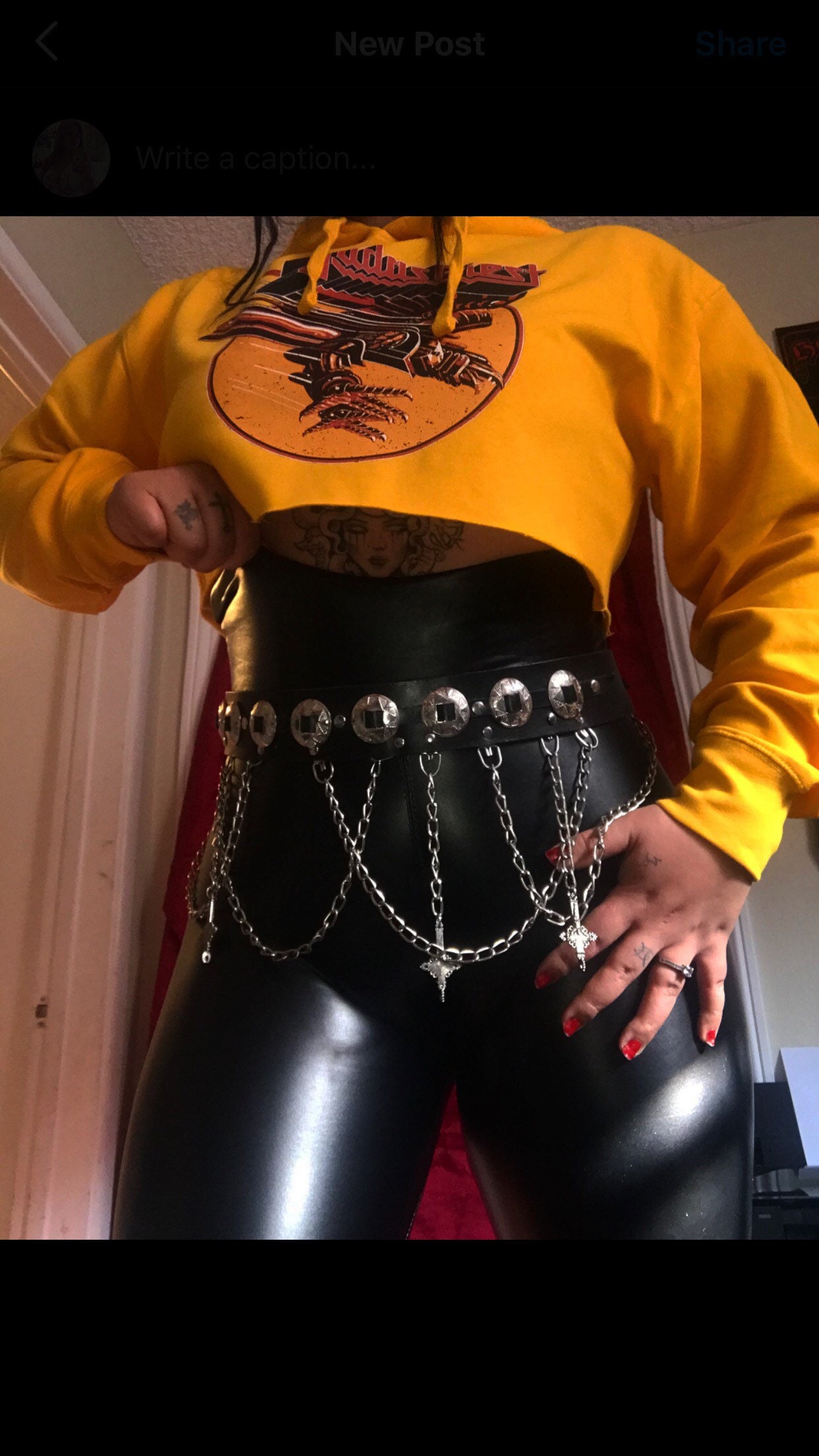 thick shiny leggings