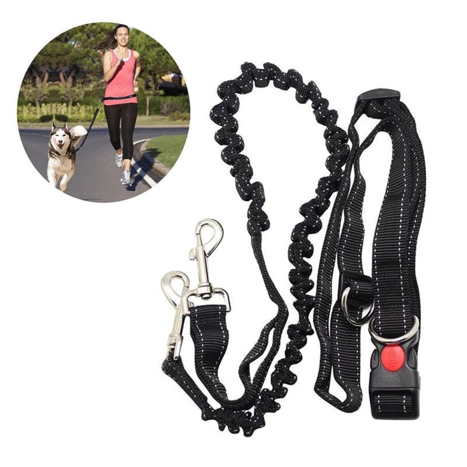 Sicherheit Jogging Hund Leine Taille Bungee elastische Band Etsy