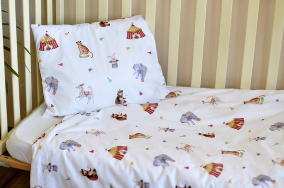 circus cot bedding