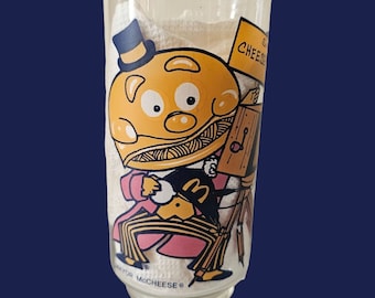 McDonald&#39;s 1977 McDonaldland Action Series Mayor McCheese glass