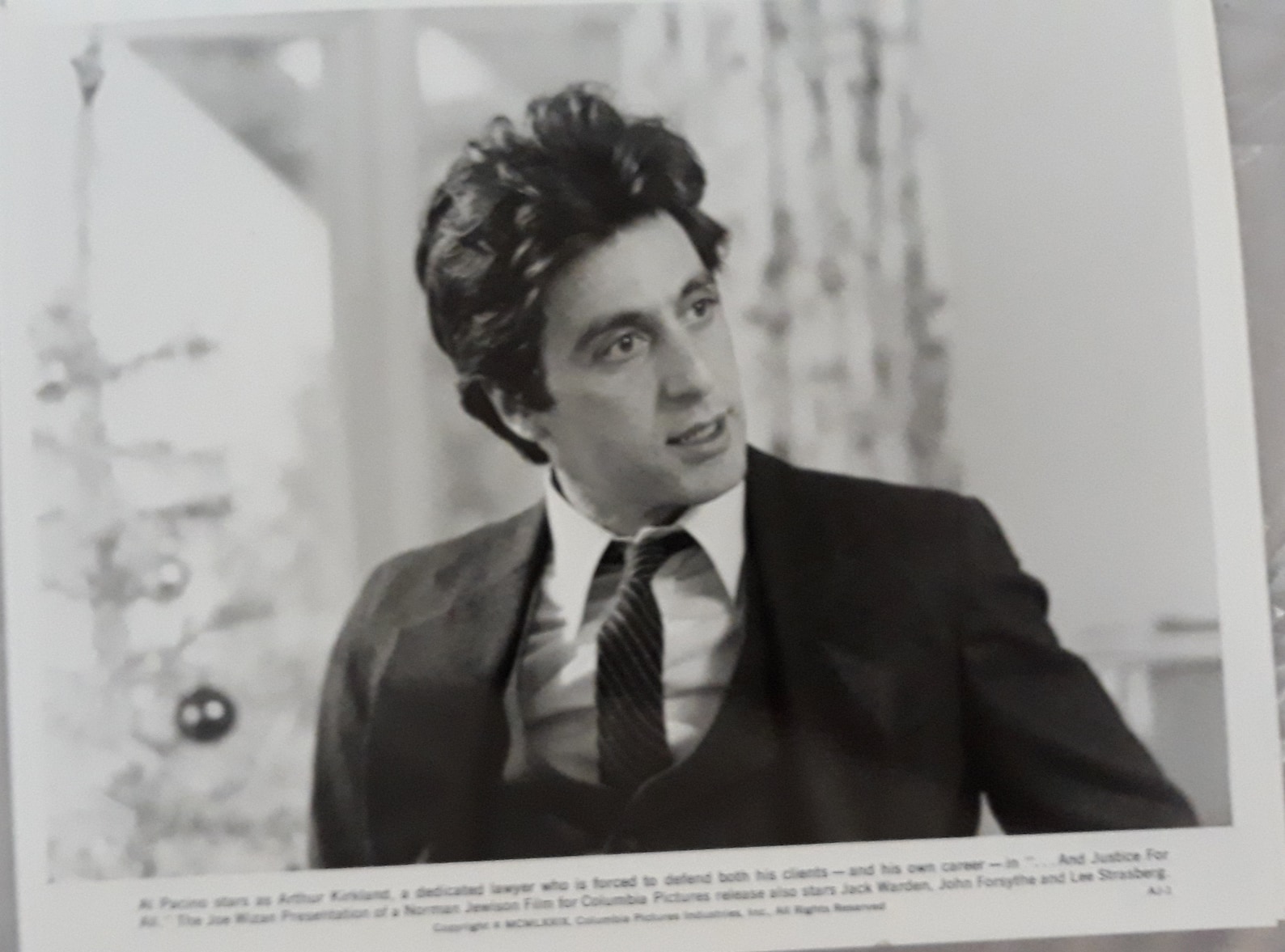 Al Pacino and Justice for All. 5 Vintage Stills. - Etsy