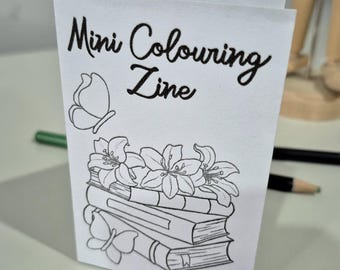Mini libro da colorare Zine - Stampabile