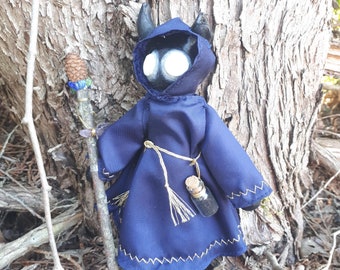 Bambola artistica del mago OOAK