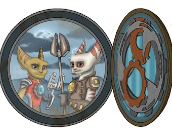 Adesivo Ratchet and Clank: Crack In Time