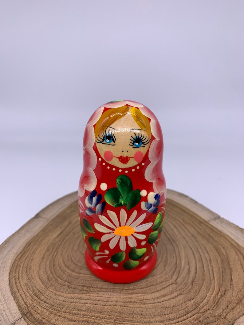 Red Daisy Blue Eye Russian dolls Montesary dolls