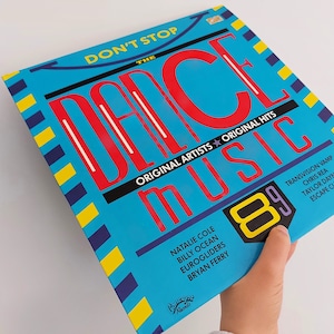 Album de compilation de musique dance 1989 : disque vinyle original 33 tours
