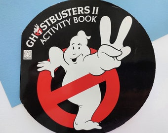 Ghostbusters II Activity Book, 1980s Movie Merchandise, Puzzles and Quizzes for Children