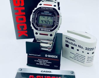 Casio G-shock DW5600E Custom Full Metal Stainless Steel Nice - Etsy