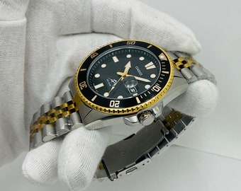 Custom Casio MDV106G-1AVCF Duro Men's Silver/gold Jubilee Bracelet