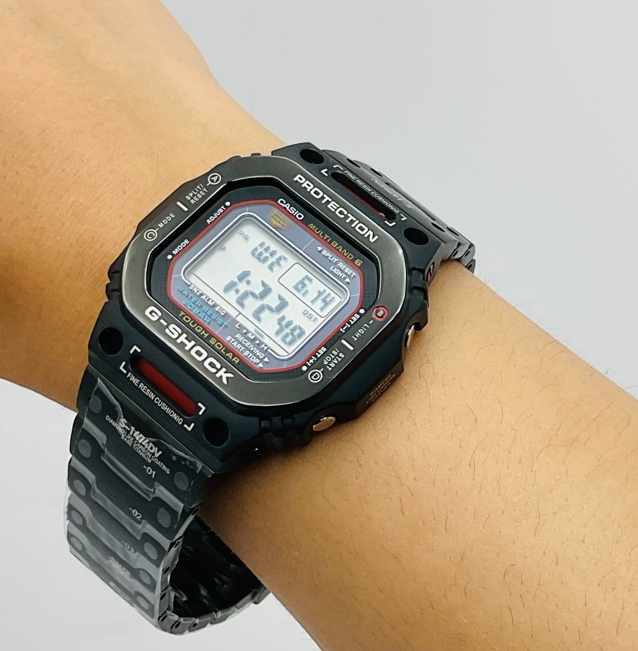 New SOLAR Casio G Shock GW-M5610 Custom Full Metal Black Stainless New SOLAR Casio G Shock GW-M5610 Custom Full Metal Black Stainless