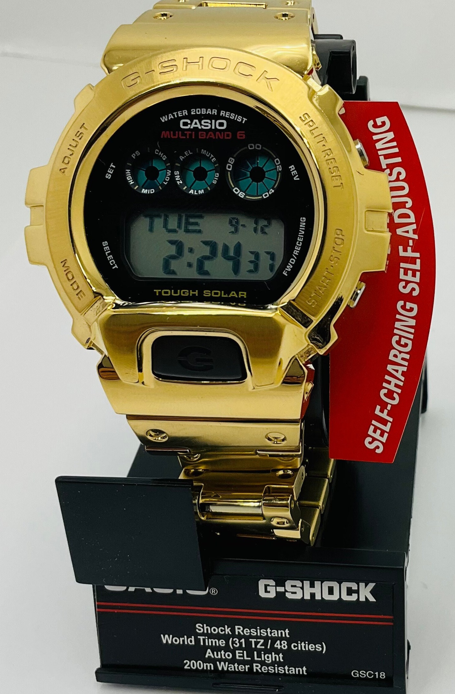 カシオ G-Shock メンズ タフソーラー電波時計 GW-6900-1CF - Etsy 日本